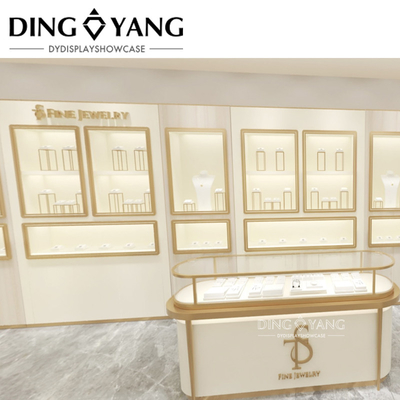 Diamant Schmuck Showroom Design Kombination von Praktikabilität und Schönheit