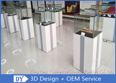 MDF-Glasschmuckkasten mit Licht / Museums-Display-Pedestalen