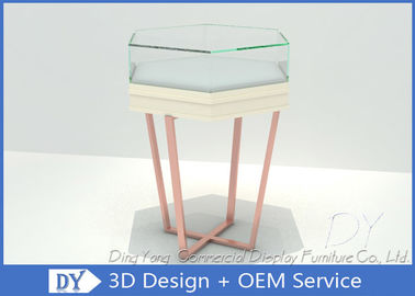 Einfache Mode-Glasschmuckkasten mit umweltfreundlicher PU-Farbe