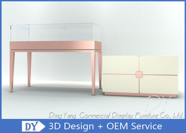 S / S + MDF + Glas + Lichter Gold Schmuck Showroom Innenraum 3D-Design