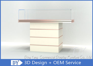 Einfache Mode Holzglas Schmuck Display Tisch / Schmuckzähler Design