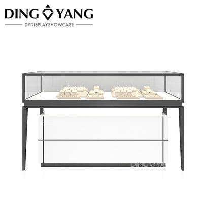 High-End Holz Glas Schmuck Display Case Beleuchtung, Schaufenster Fabrikhersteller, hohe Qualität mit erschwinglichem Preis