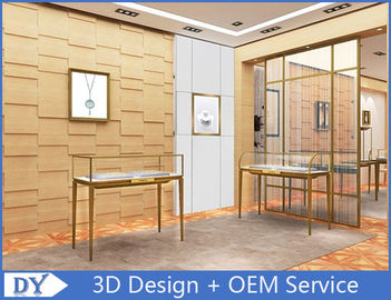 Luxus 3D-Design Schmuckschränke für Geschäfte / Glasschmuckschränke