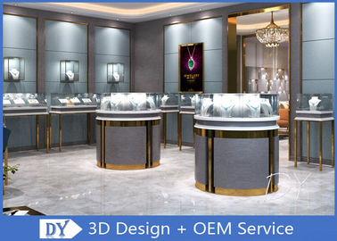 3D-Design-Shop Schmuck-Display-Kästen in kundenspezifischer Größe Logo / Schmuckgeschäft Möbel