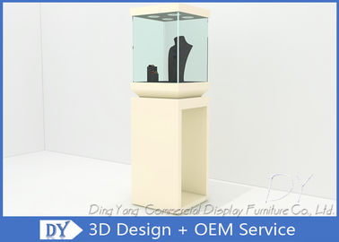 Moderne schwarze Holzglas-Schmuckturm-Display-Kästen für Fenster-Display